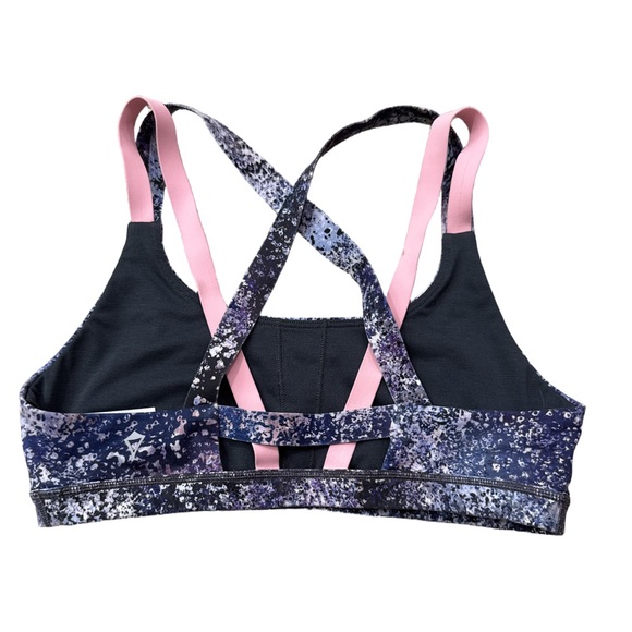 IVIVVA Lululemon Sports Bra Top - size 12 - Blue and Pink - Picture 2 of 4